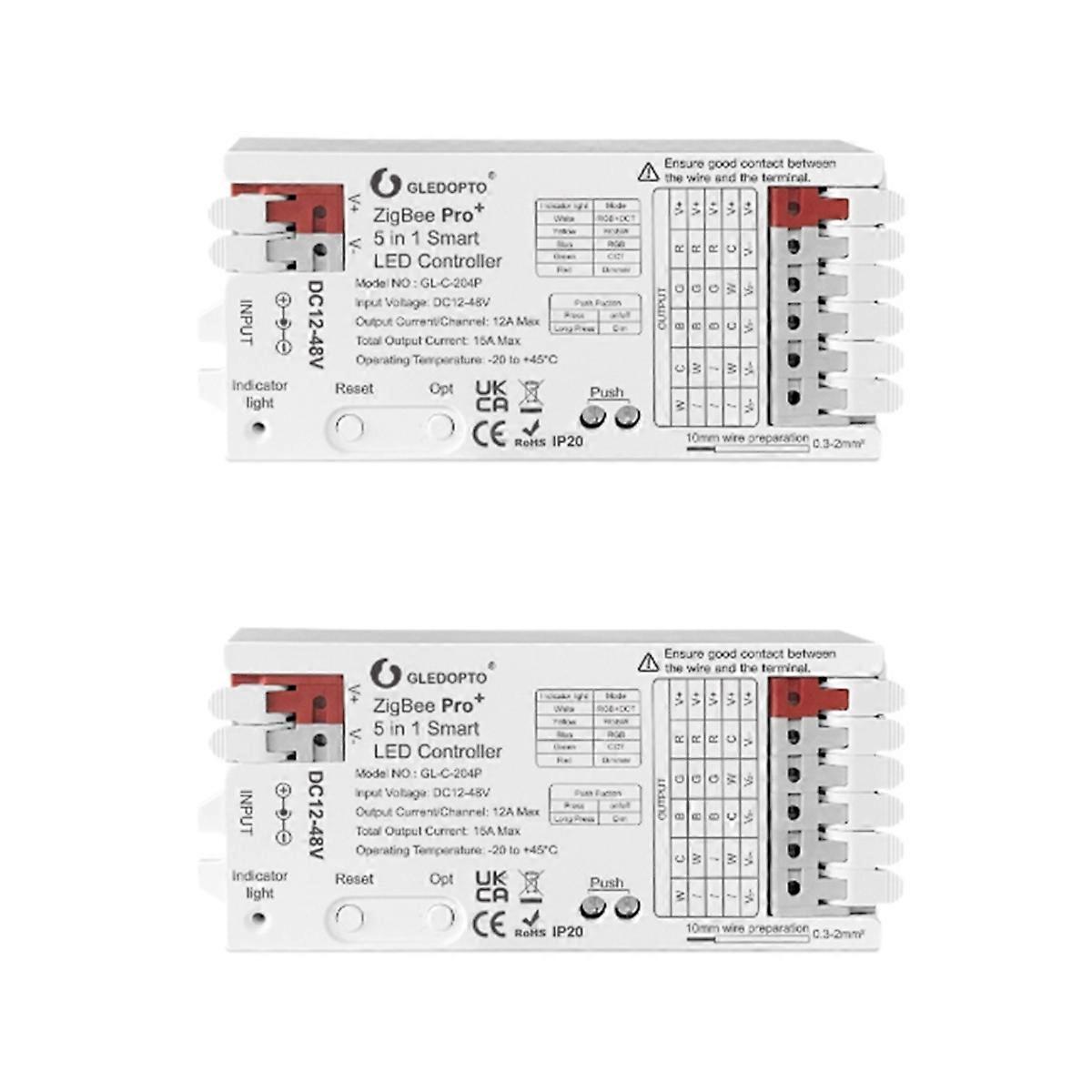 5-in-1 WiFi LED Strip Controller 20A Tuya Smart Life