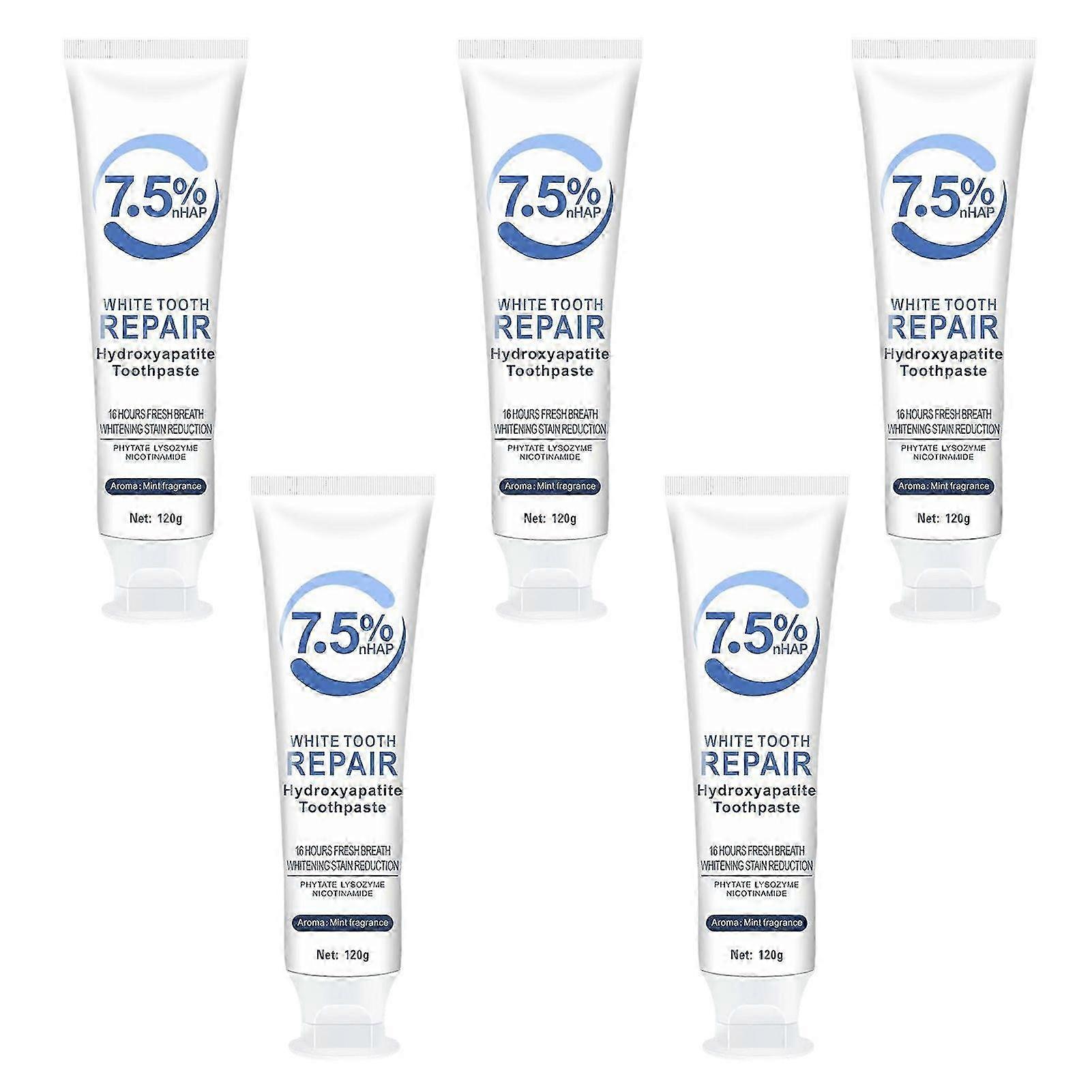 Hydroxyapatite Toothpaste - 7.5oz Tube with Enhanced Formula for Stronger Smile