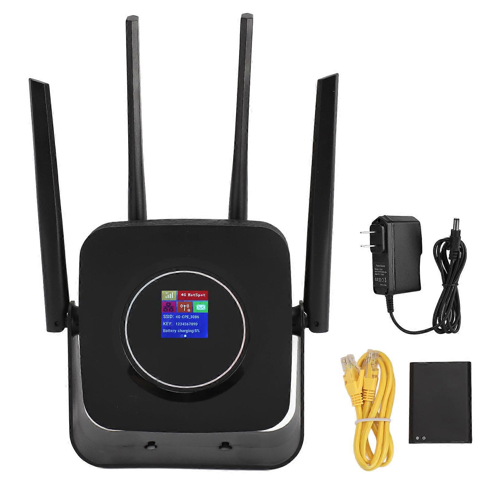 4G LTE Wireless Router 300Mbps High Speed Mobile WiFi Hotspot with SIM Slot US Plug
