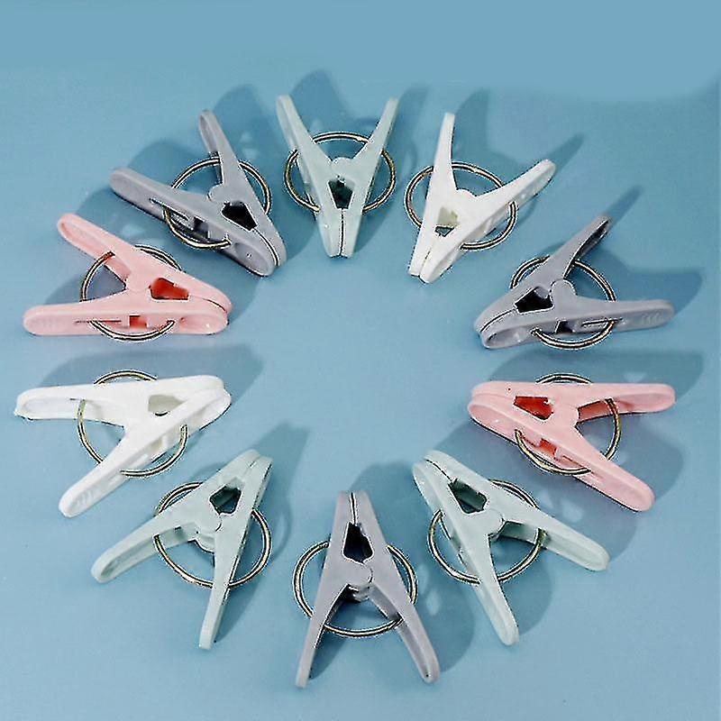 Colorful plastic clothespin sets, heavy-duty with springs, suitable for multiple scenarios