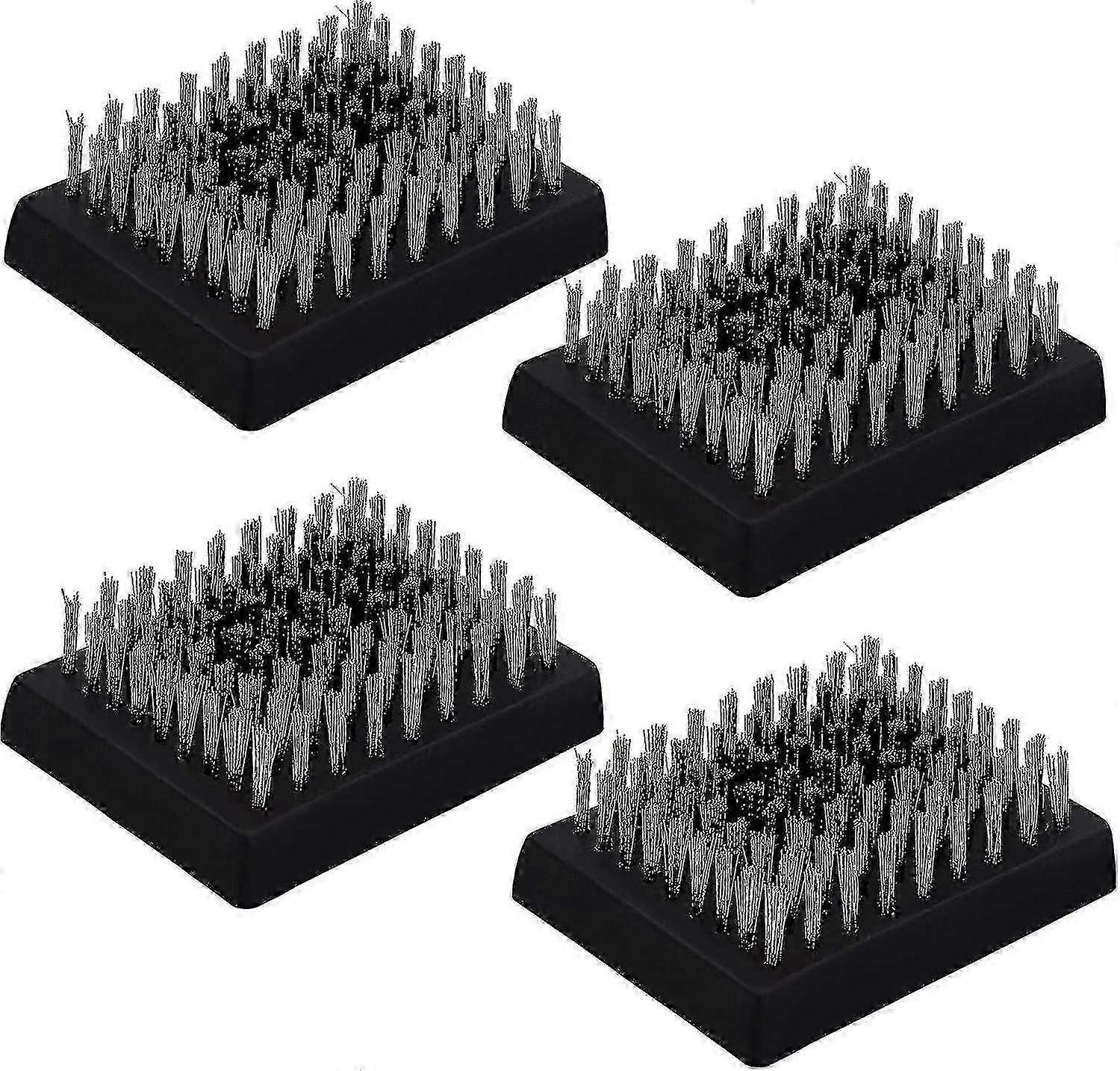 Replaceable grill brush heads 4pcs fits most bbq cleaners