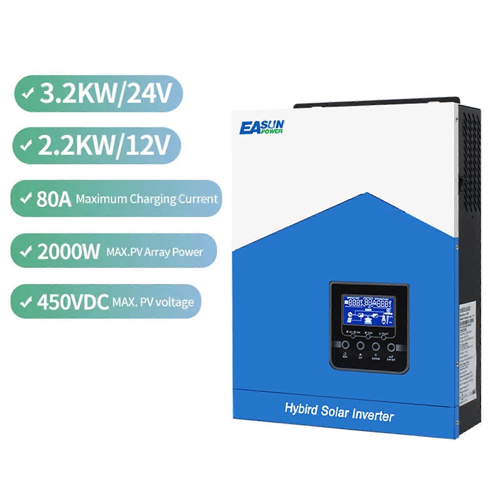 Multifunctional 2.2KW/3.2KW Solar Inverter MPPT Controller 405x286x98mm