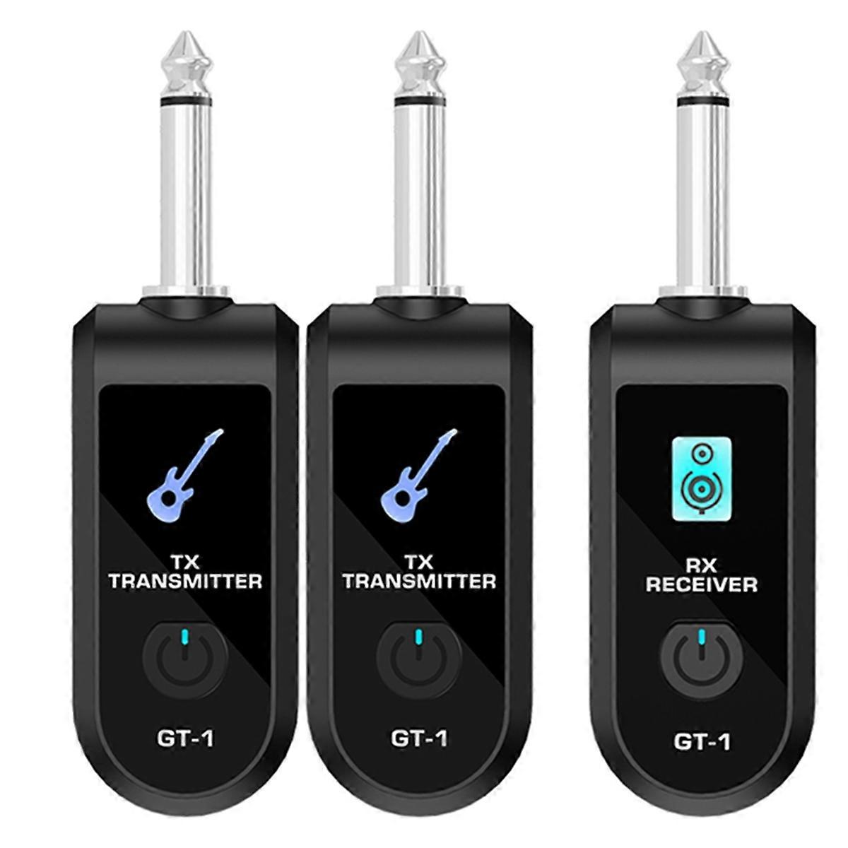 2.4G Wireless Guitar System Rechargeable Lithium Battery,A