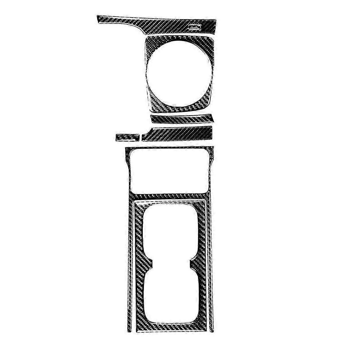 8Pcs for 06-11 Carbon Automatic Gear Shift Cover Trim Set