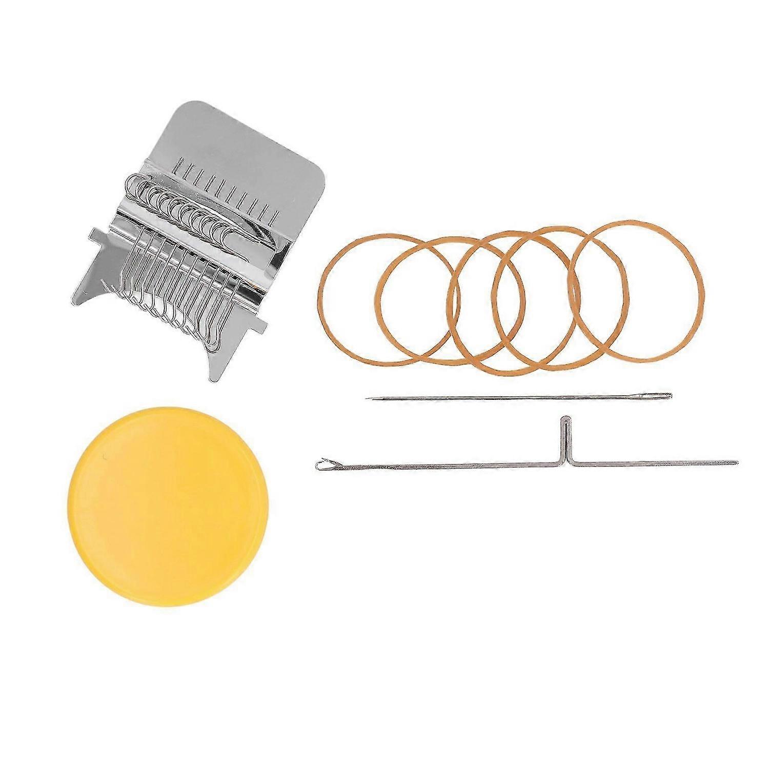 2025 Latest Model Mini Knitting Machine 10 Needle Simple Operation Mini Loom