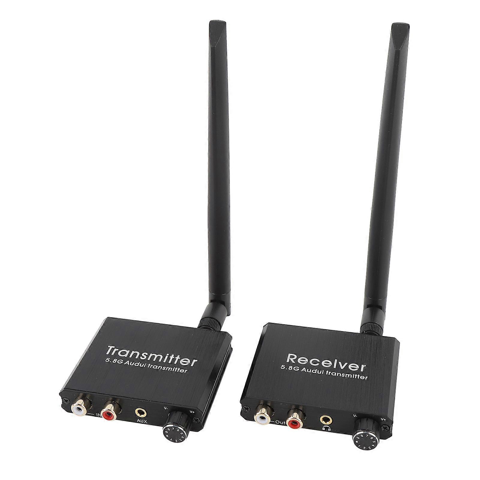 5.8GHz Wireless Audio Transmitter Receiver Kit 164FT Range