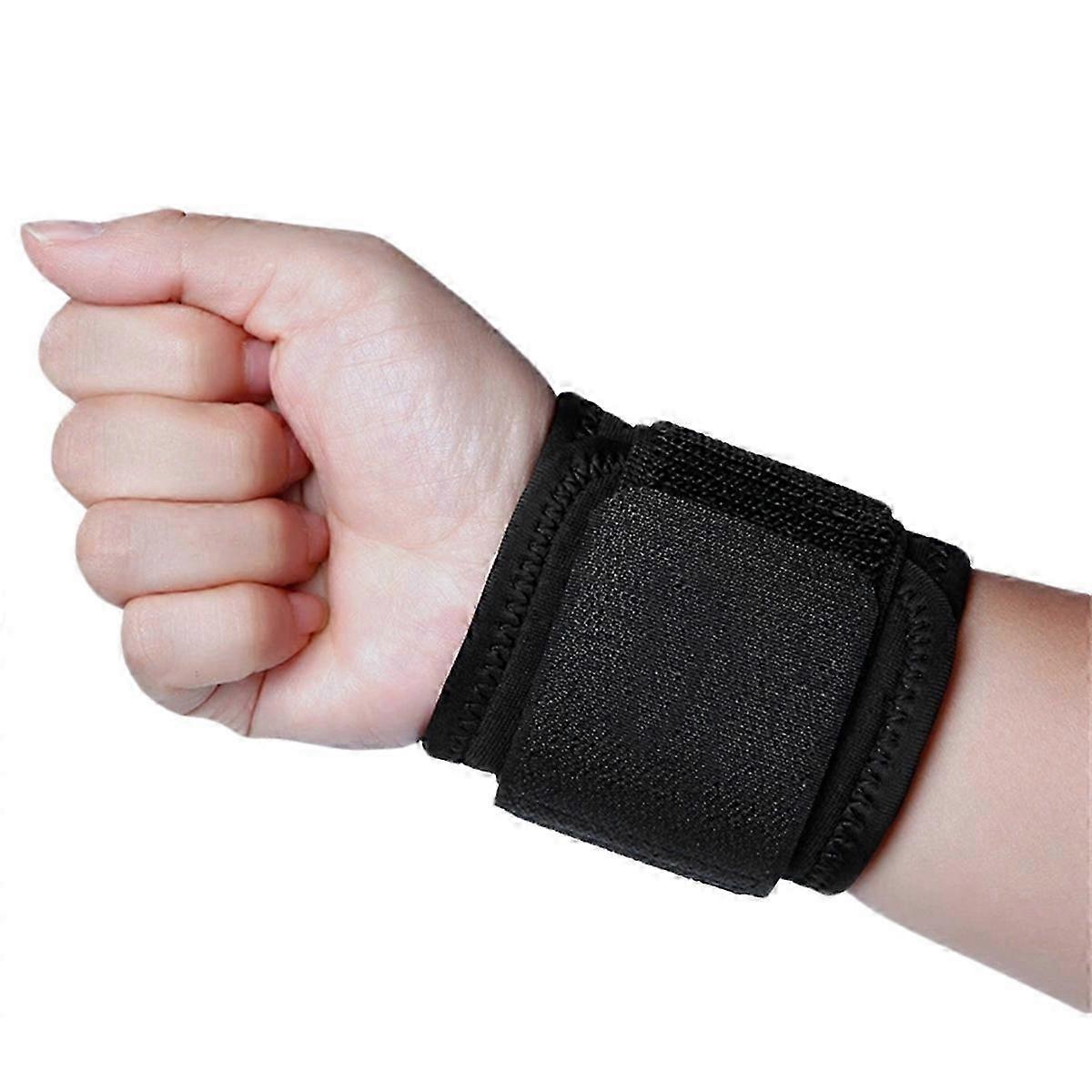 Adjustable Wrist Support for Carpal Tunnel, Flexible & Comfortable Elastic Wrap for Multi-Purpose Use