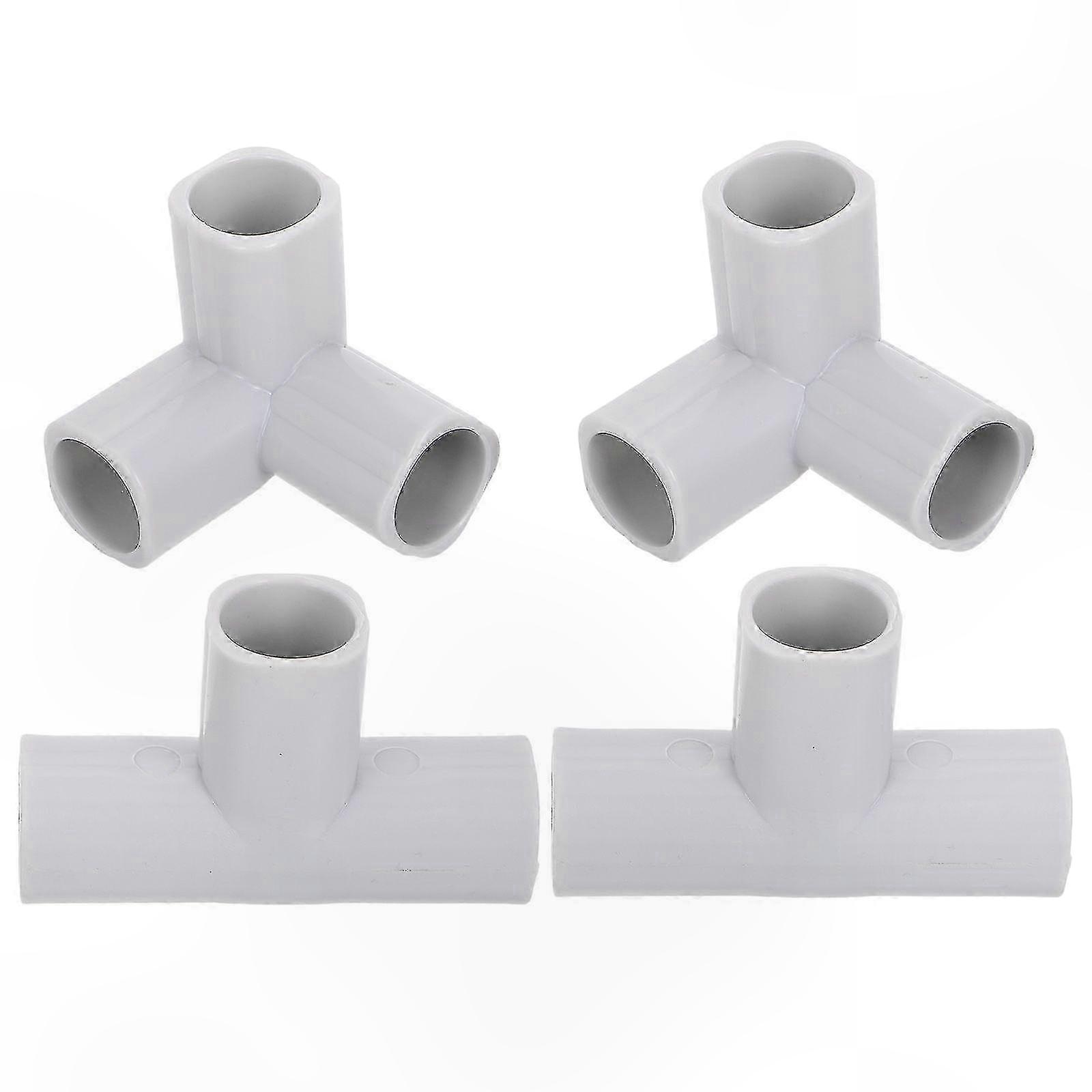 4-Pack T-Shaped Joint Connectors for Playpens, 3-Way Accessories Compatible with Play Yards