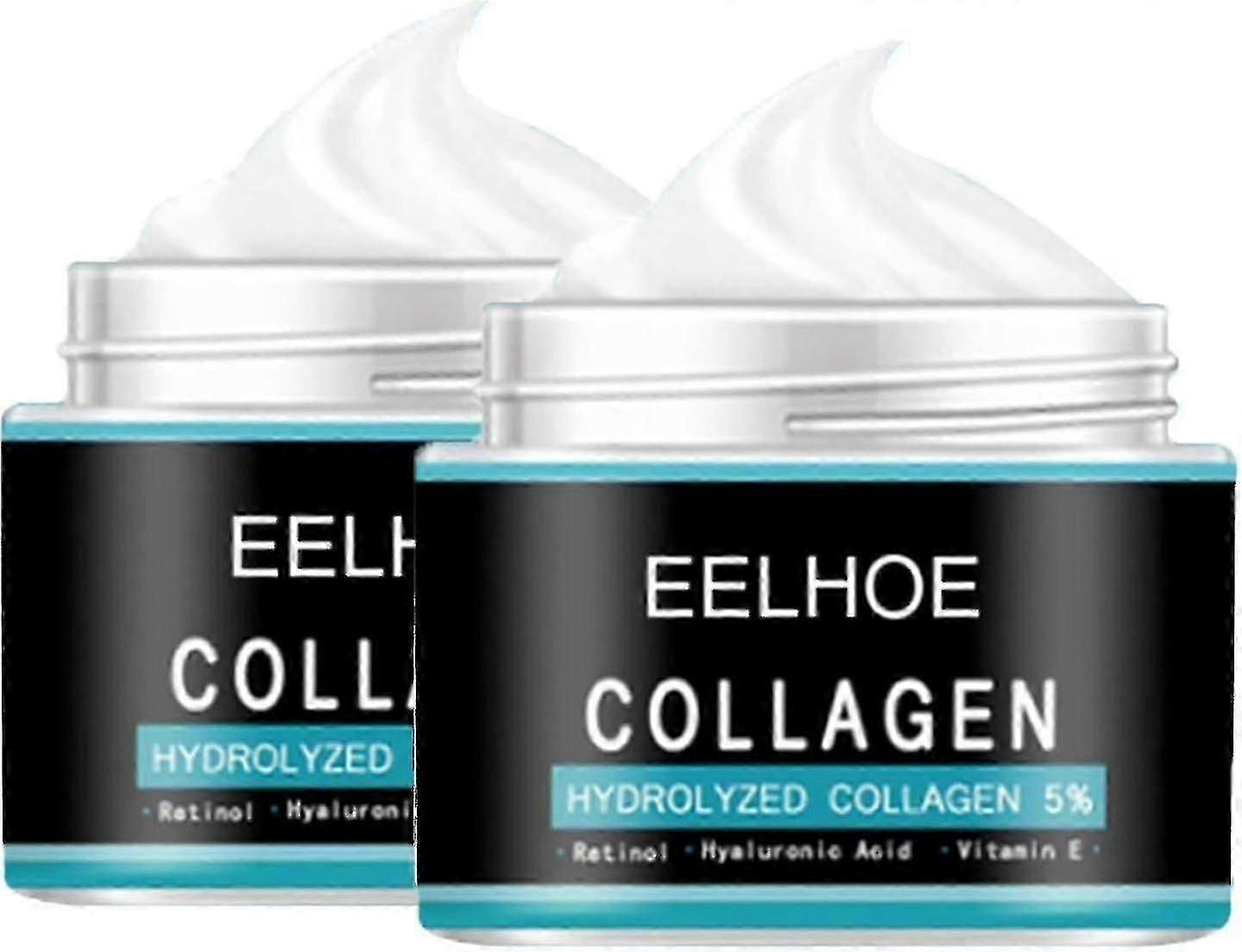 2pcs Ttnc Eelhoe Collagen Anti-aging Anti-wrinkle Cream For Men, 50g Face Moisturizer For Men, Age Rewind Anti-wrinkle Cream For Men, Anti-aging
