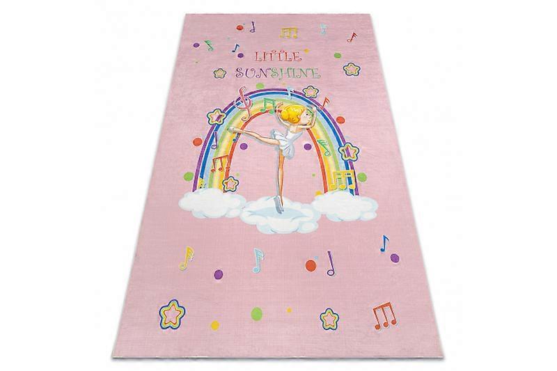 BAMBINO 41870 washing carpet Ballerina, rainbow for children anti-slip - pink