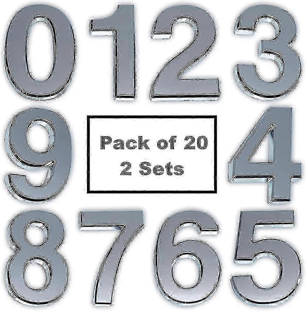 3 Inch Stick Numbers For Mailbox Or Door Address, Home