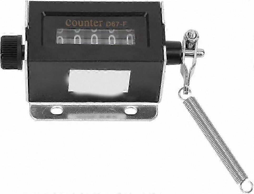 Resettable 5-Digit Manual Mechanical Counter, 1 Pack
