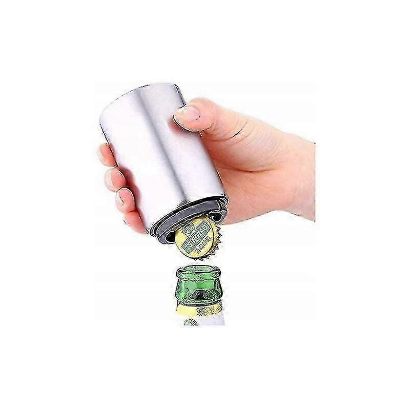 Beer Corkscrew, Automatic Corkscrew With Magnet, Stainless Steel, With Magnetic Catch