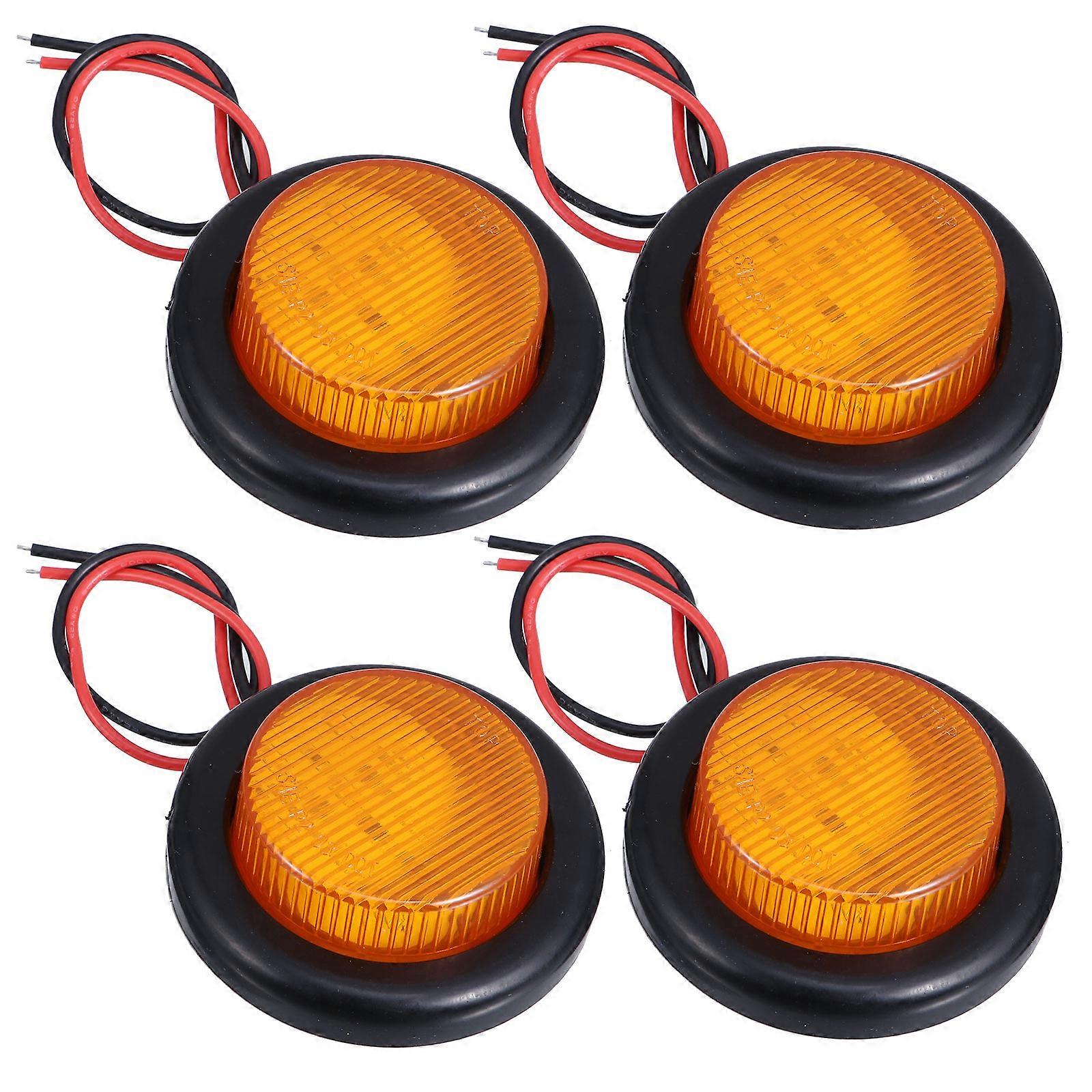 Trailer Lights Kit 4Pcs Truck Taillight Sidelights Indicator Lamp