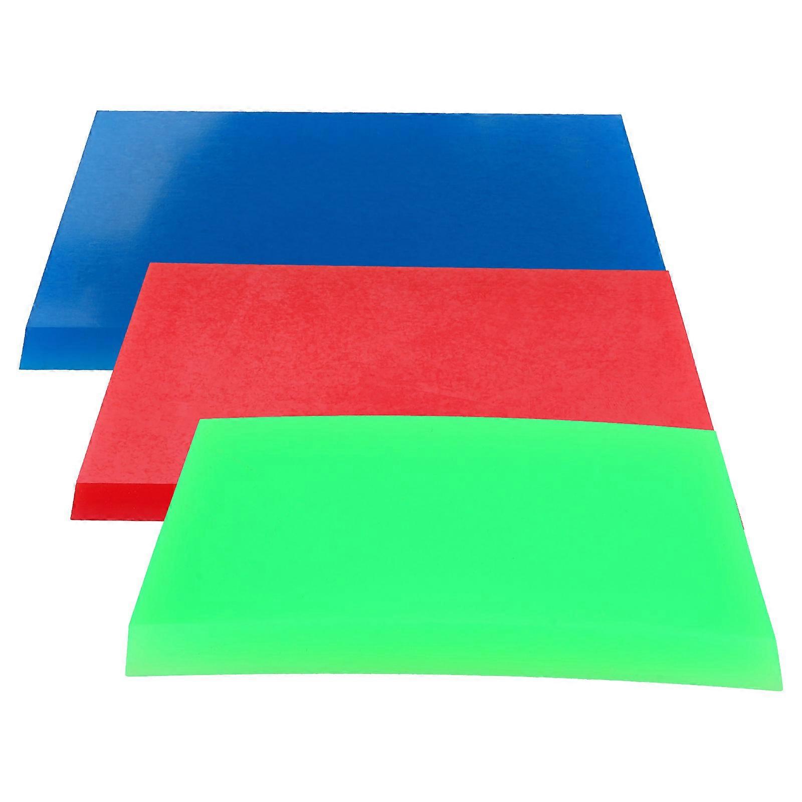 Wallpaper Smoothing Tool 3Pcs Auto Film For Car Owners Assorted Color Surface Cleaning Equipment