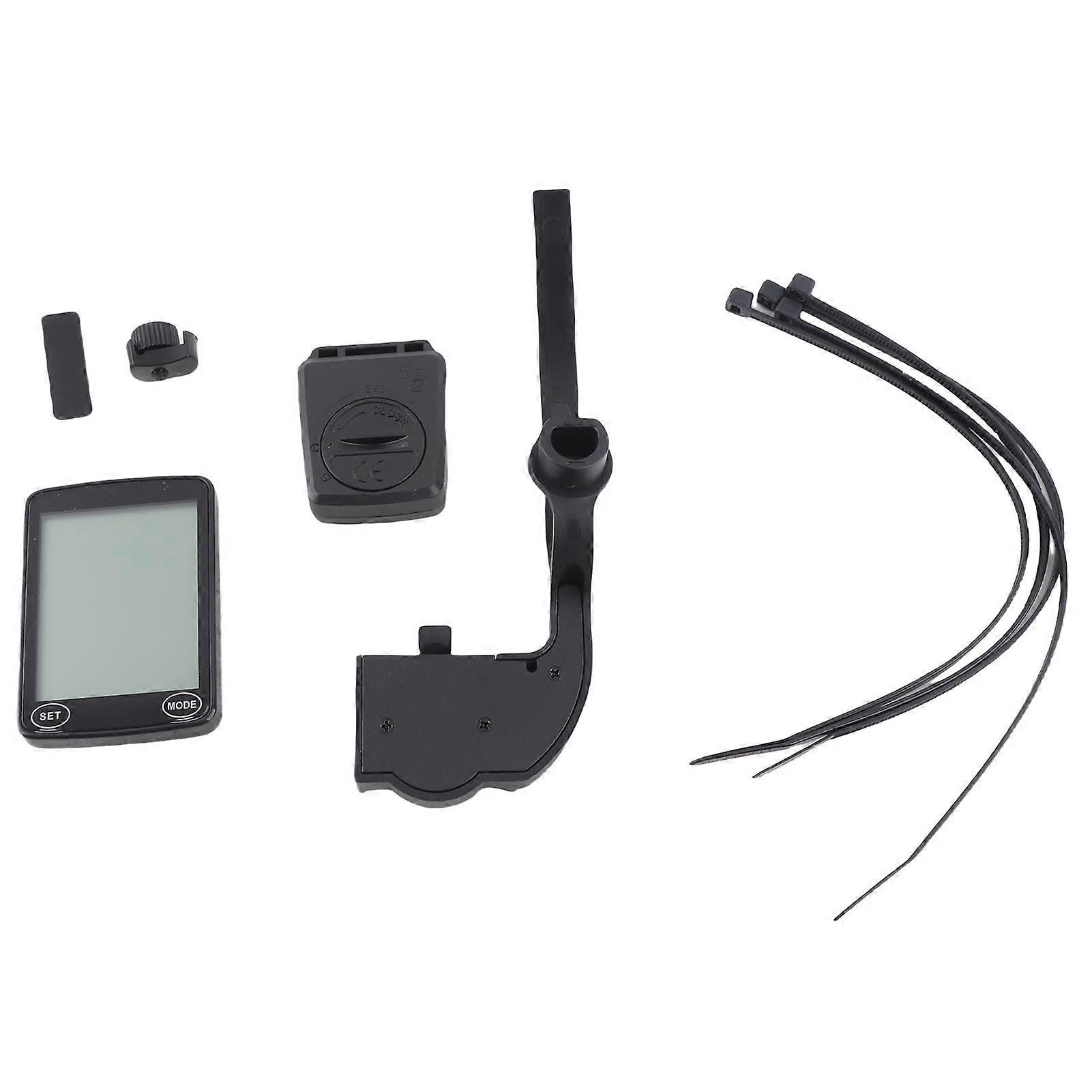 Waterproof Bike Computer with LED Backlight Bicycle Speedometer Odometer Calorie Counter Temperature Display Tracker