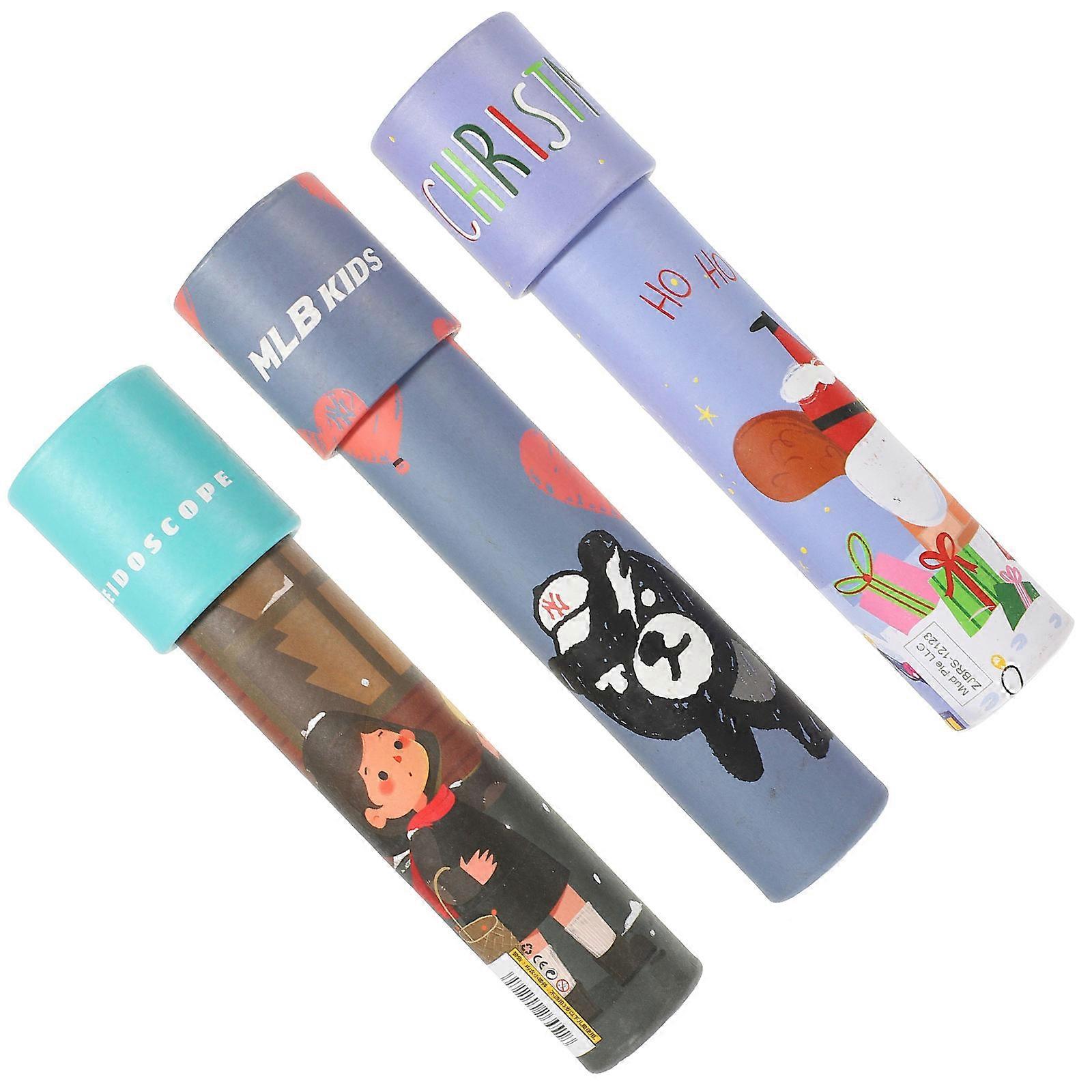 Kaleidoscopes Toy Paper Kaleidoscope for Kids Playing 3Pcs Set