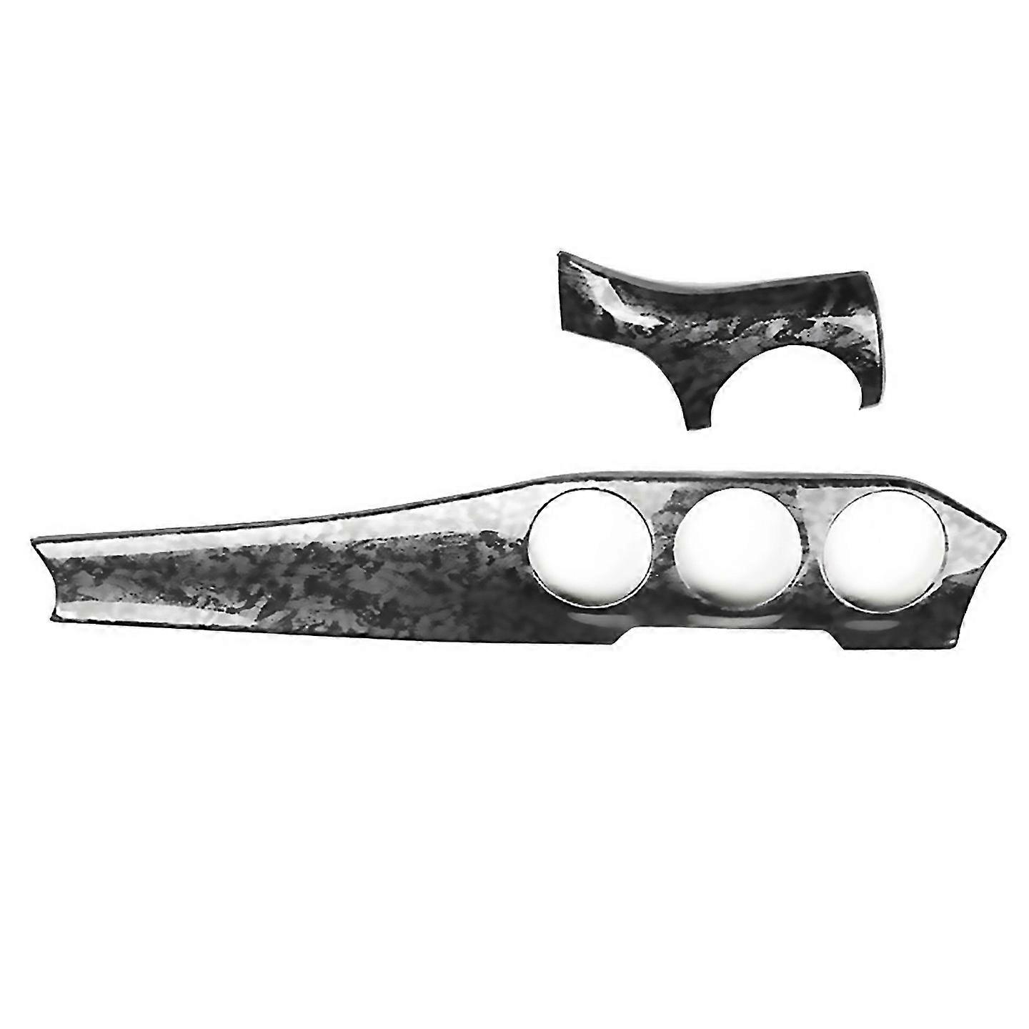 For 2pcs Lhd Center Console Air Vent Panel Trim For 1318a