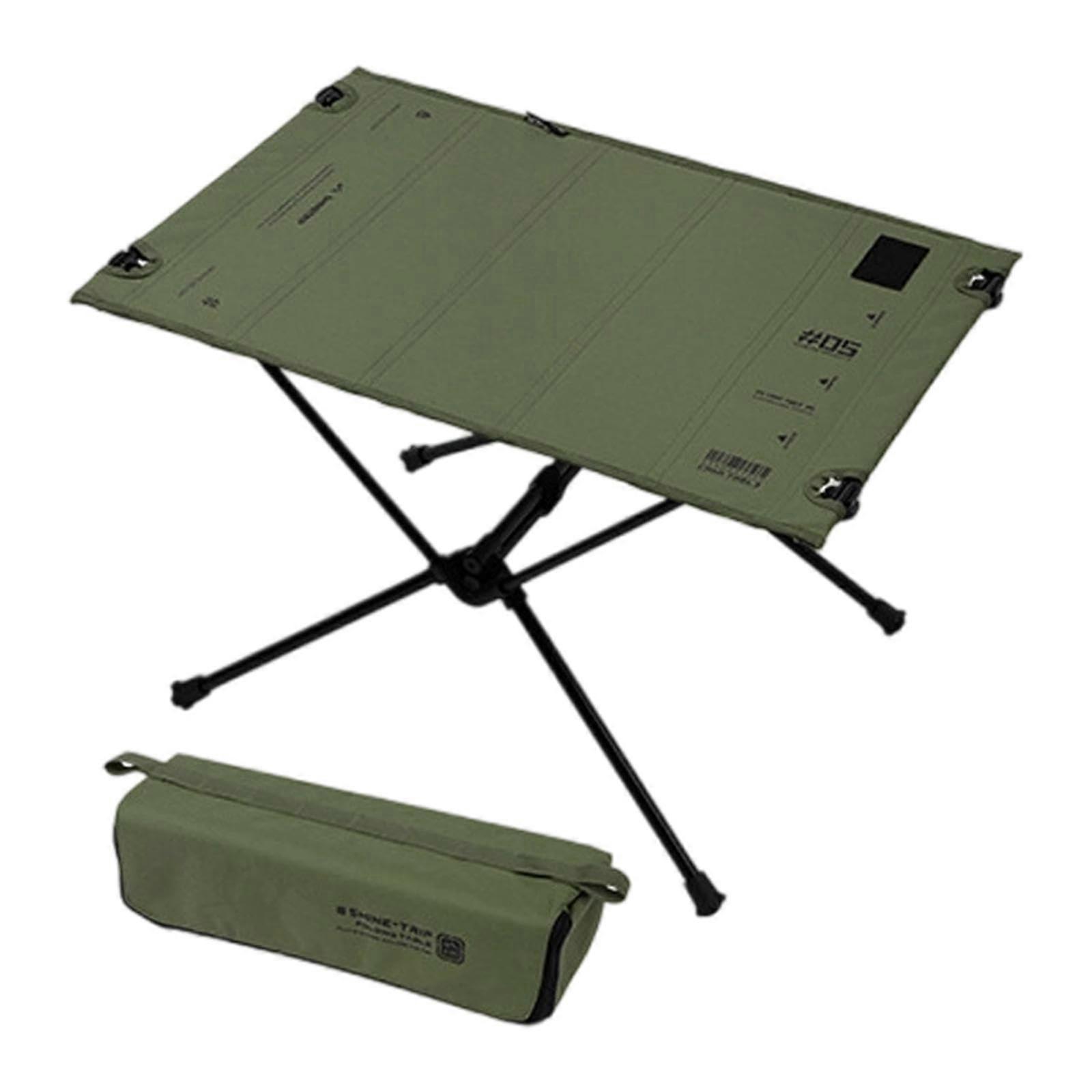 Folding Camp Table Portable Picnic Table with Storage Bag, Green for Patio and Travel
