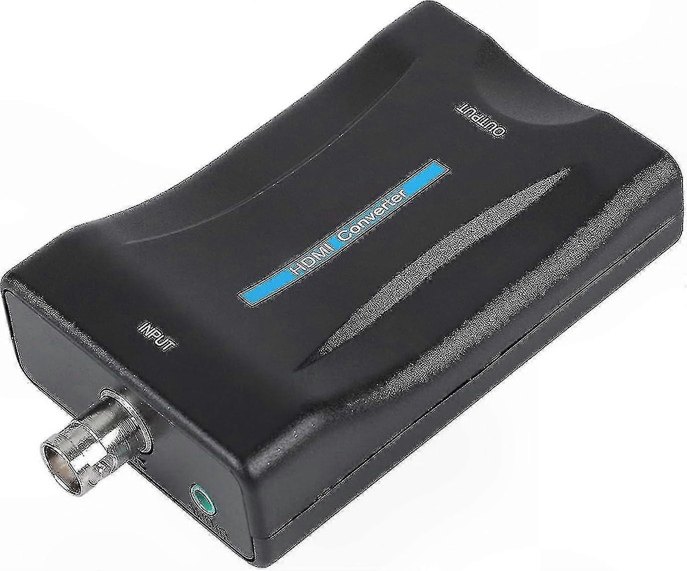 HD to HDMI Video Adapter Converter for TV Antenna and Surveillance Monitor, Coaxial BNC Input to HDMI Output, 1080p/720p Display Support