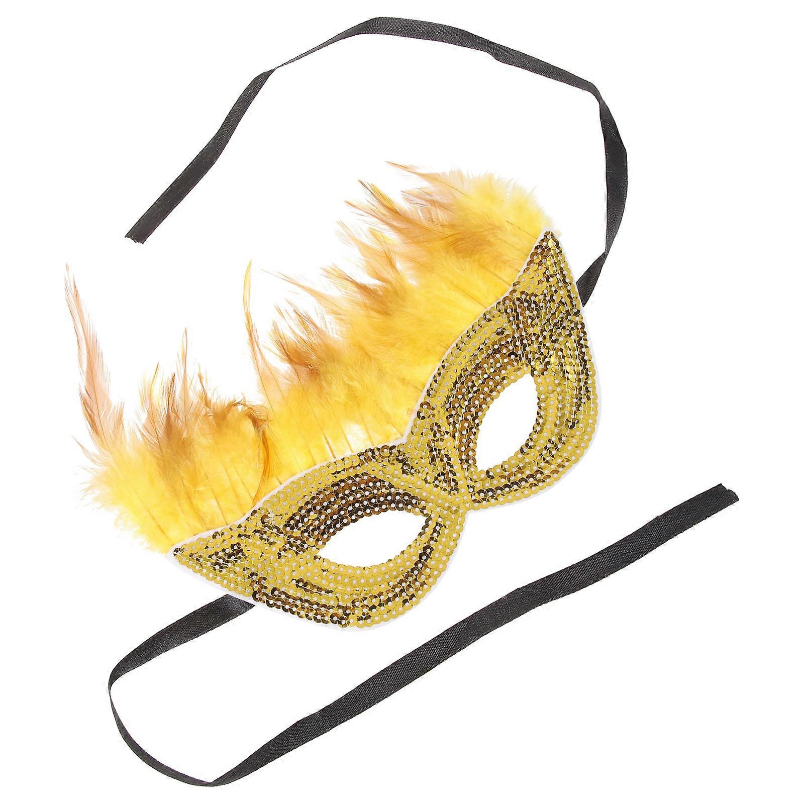 Cosplay Party Mask Costume Mask Decor with 4Pcs Masquerade Props