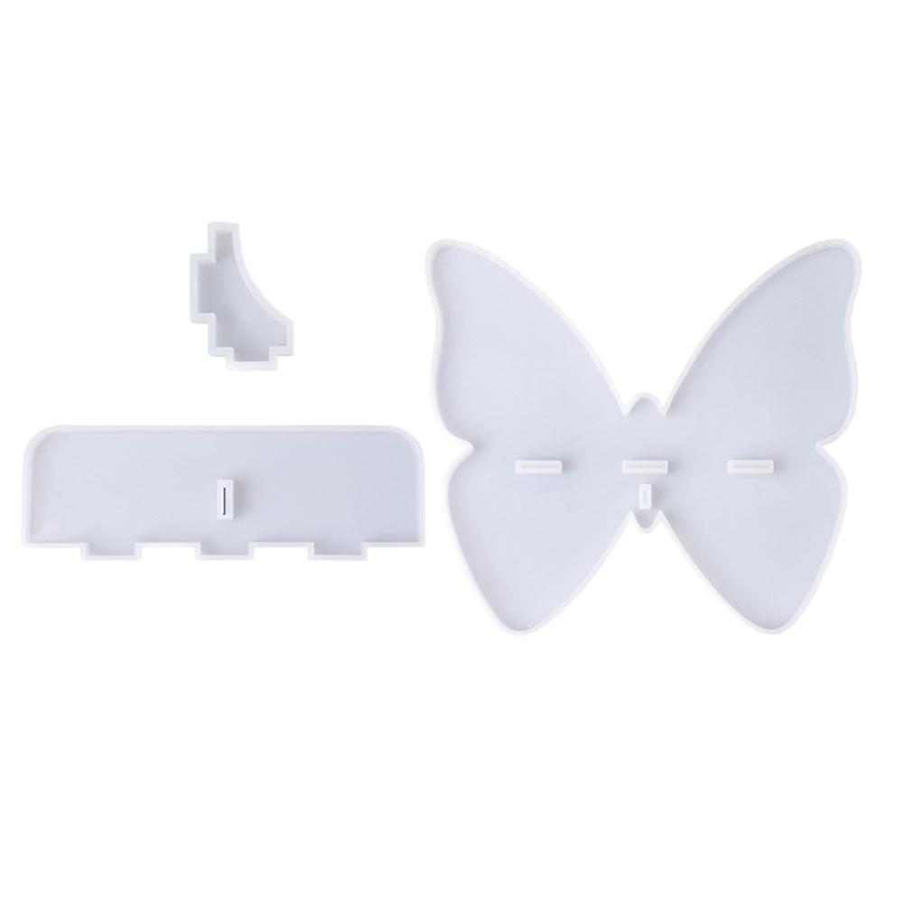 Silicone Mold Butterfly Shape Storage Rack for 2Sets DIY Use