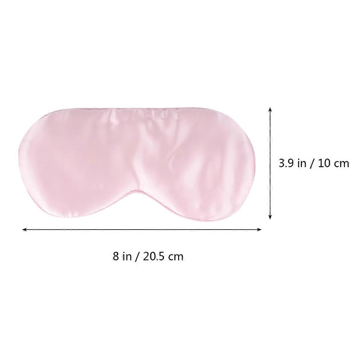 Sleeping Eye Patch Natural Silk Adjustable Band Light Blocking x 10 x 3 Cm 1Pcs