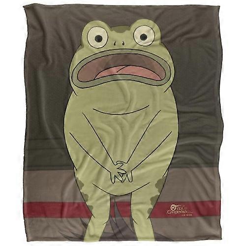 Over The Garden Wall Silky Greg's Frog Supersoft Blanket