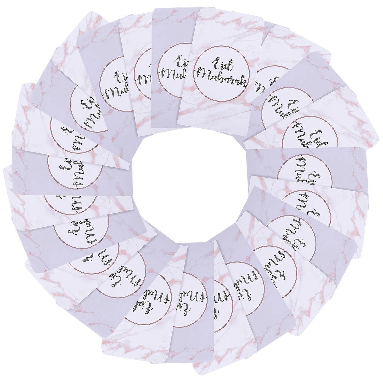 Eid Mubarak Envelopes For Wish Card Container During Ramadan Celebrations 50Pcs