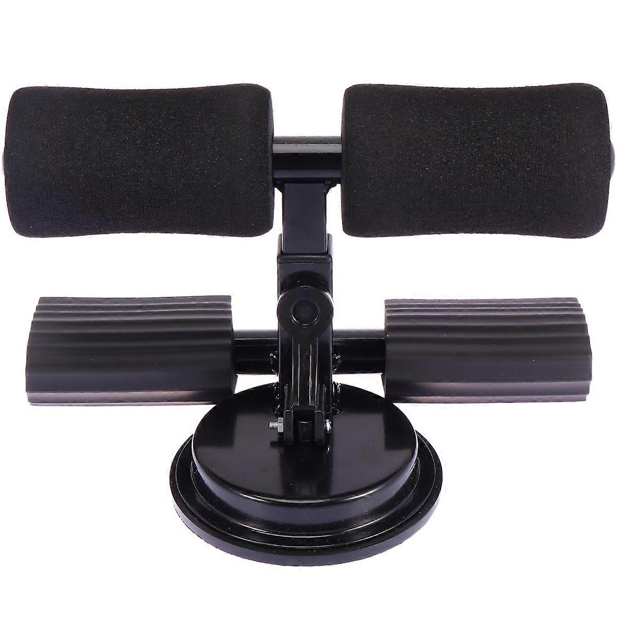 Black Suction Cup Sit-Up Tool for Abdominal Exercise 1Pcs Household Trainer