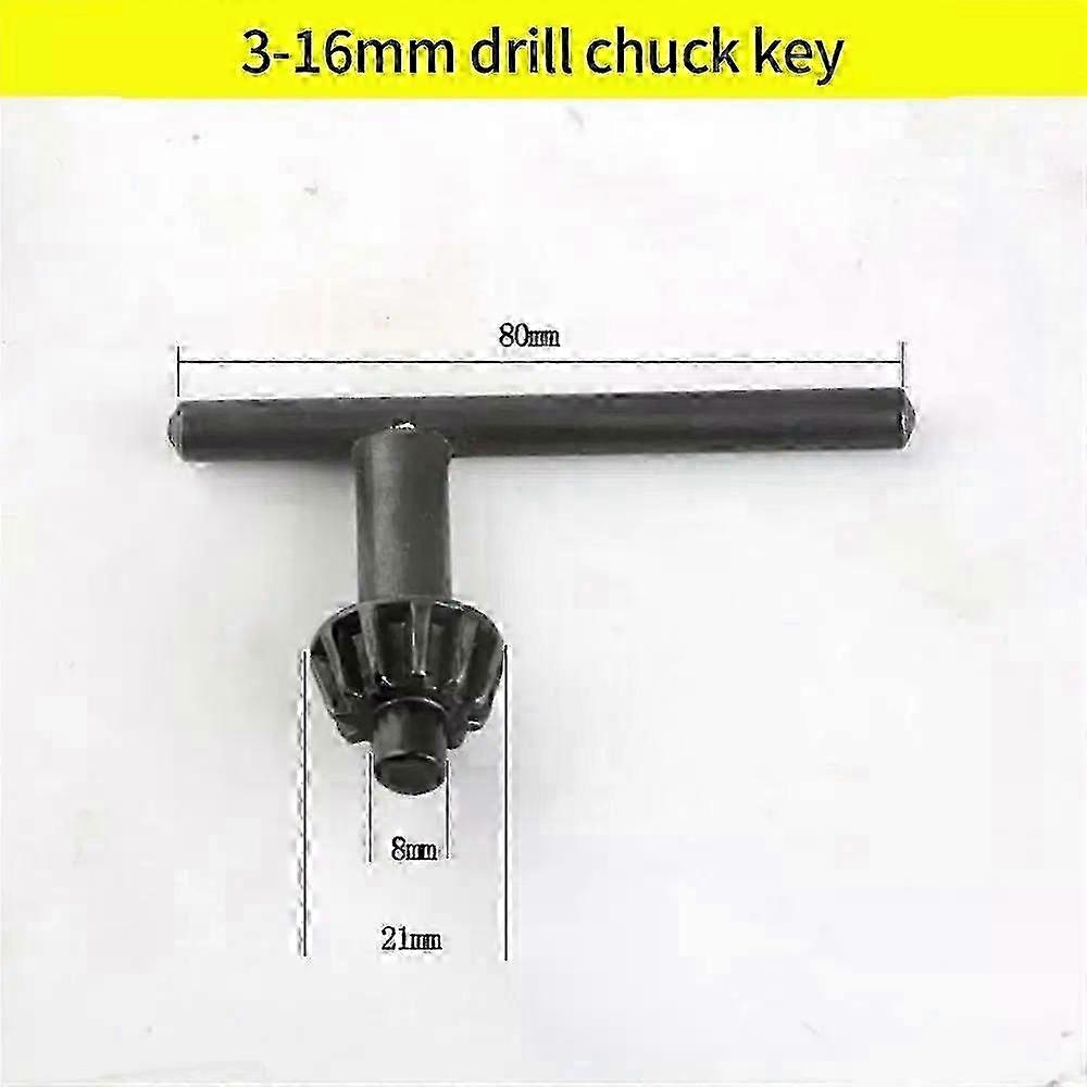 6mm To 16mm Wrench Drill Press Chuck Key For Lathe Angle Grinder Engraver Taper Arbor CNC Machine Tightening Hand Tools 4 Way
