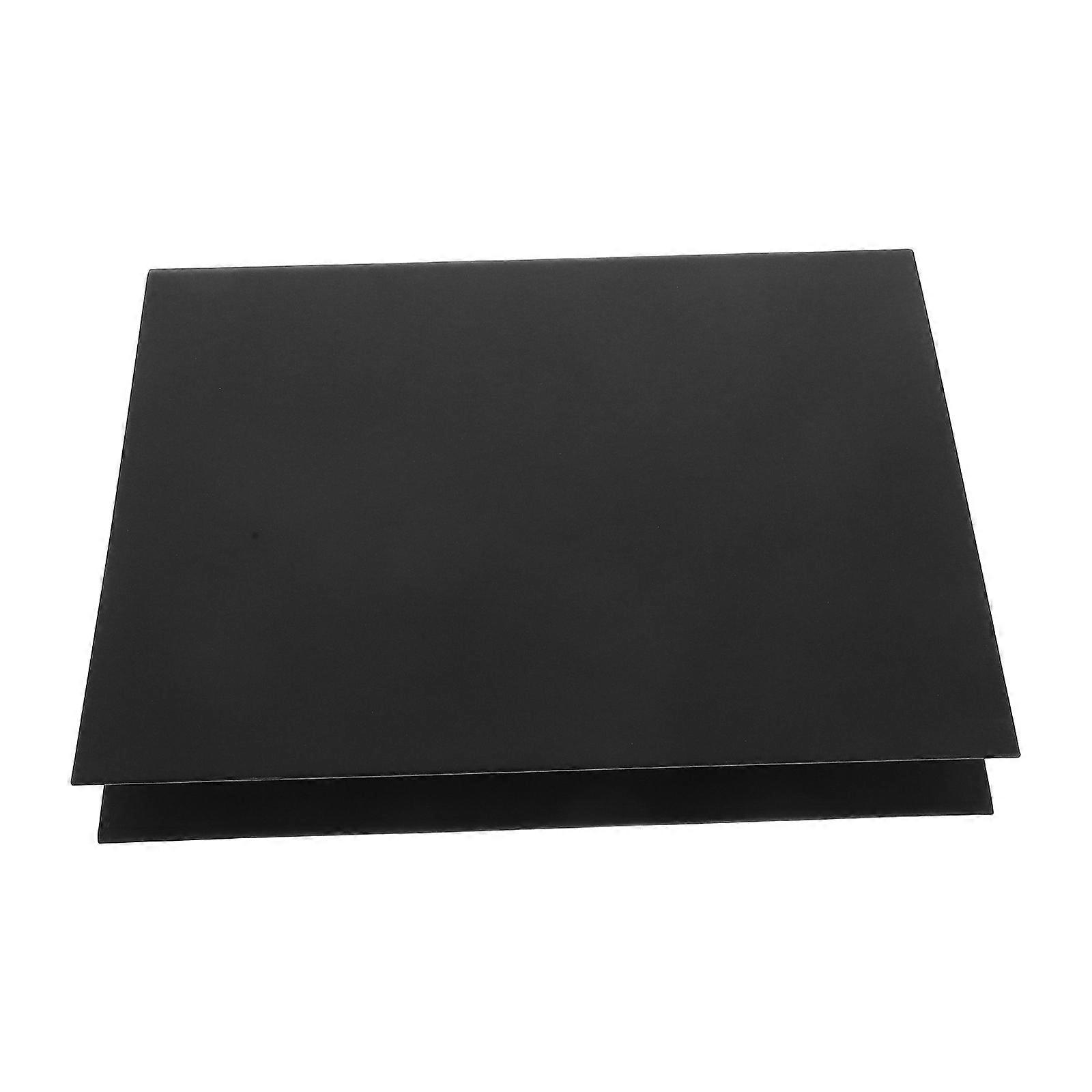 Black Round Ring Binder Cover 6 Ring Refillable Notebook 3Pcs Pack