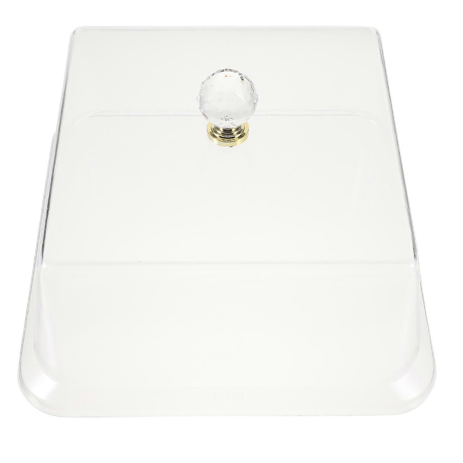 Clear Acrylic Food Cover Cake Protector for Kitchen Use 3Pcs