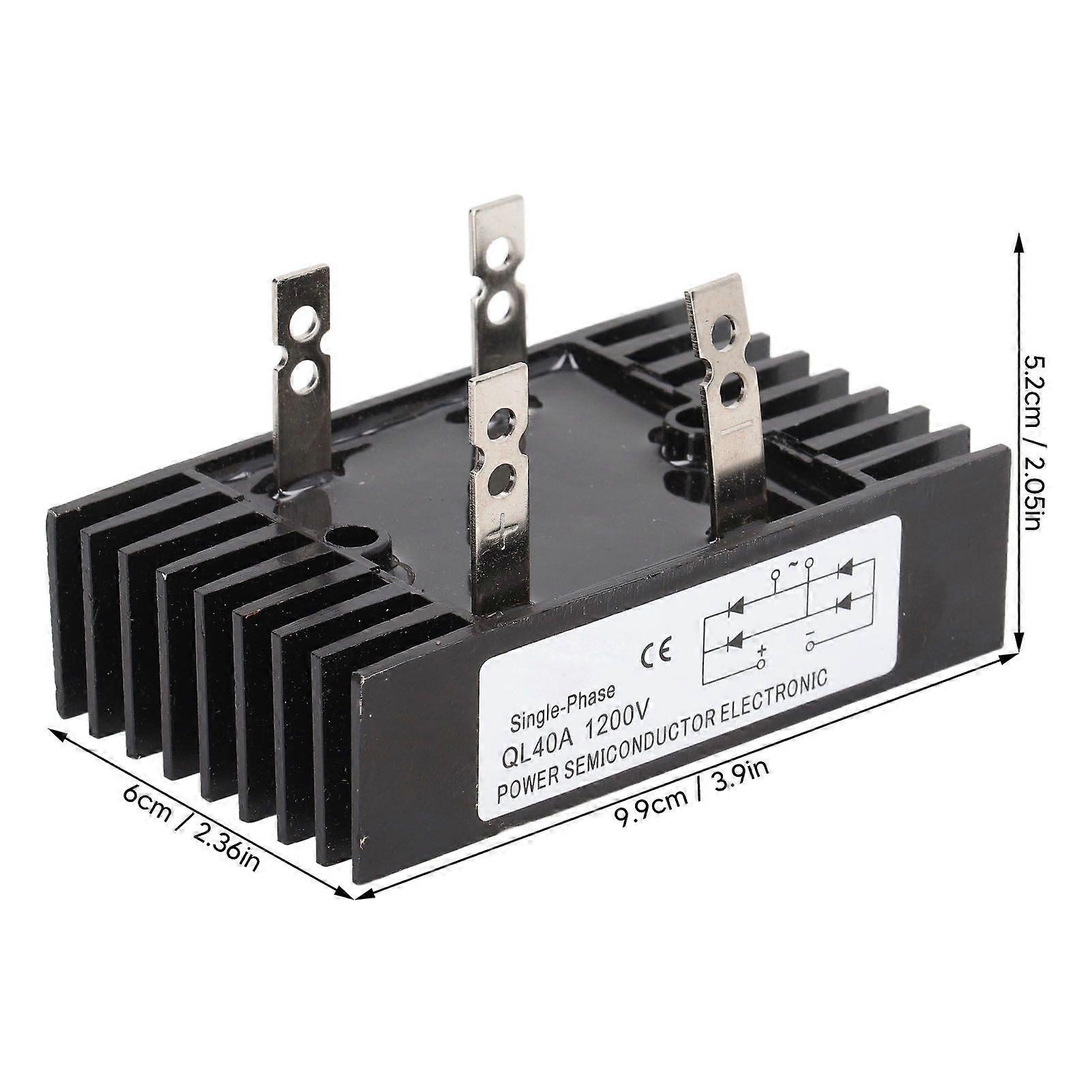 Bridge Rectifier 3 Phase 40A 1200V High Power Rectifier Diode for Power System Equipment