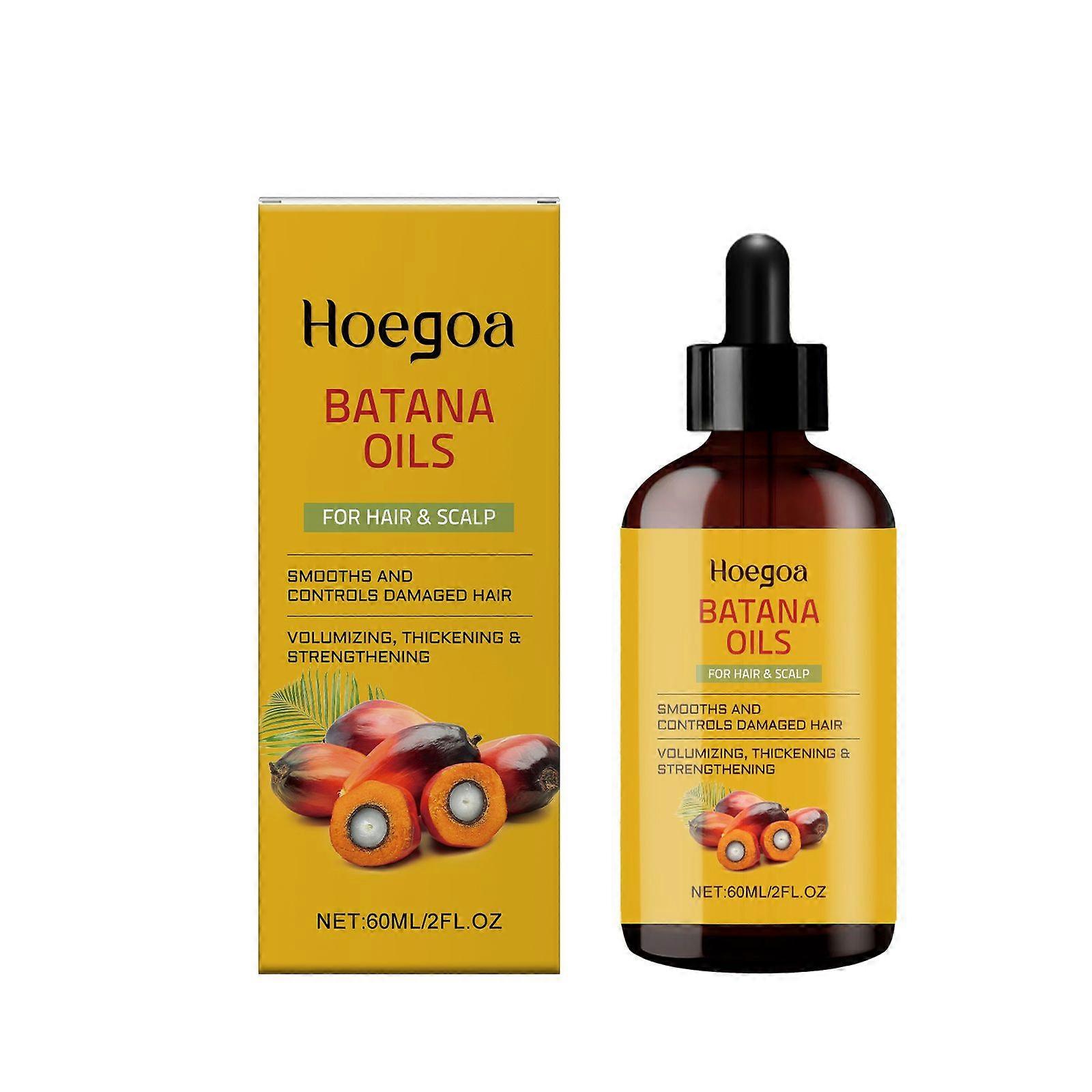 Hoegoa Batana Essential Oil Moisturizes And Softens Hair And Fluffs Hair And Scalp Nourishing Essential Oil