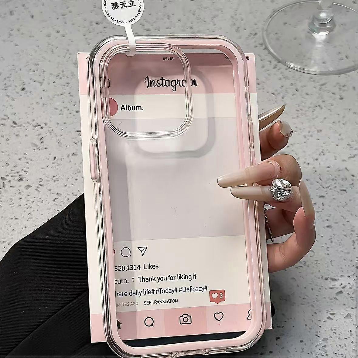 Luxury Candy Color Frame Clear Back Phone Case For iPhone 17 16 15 14 13 12 Pro Max 11 16PLUS 17 Acrylic Shockproof Bumper Cover