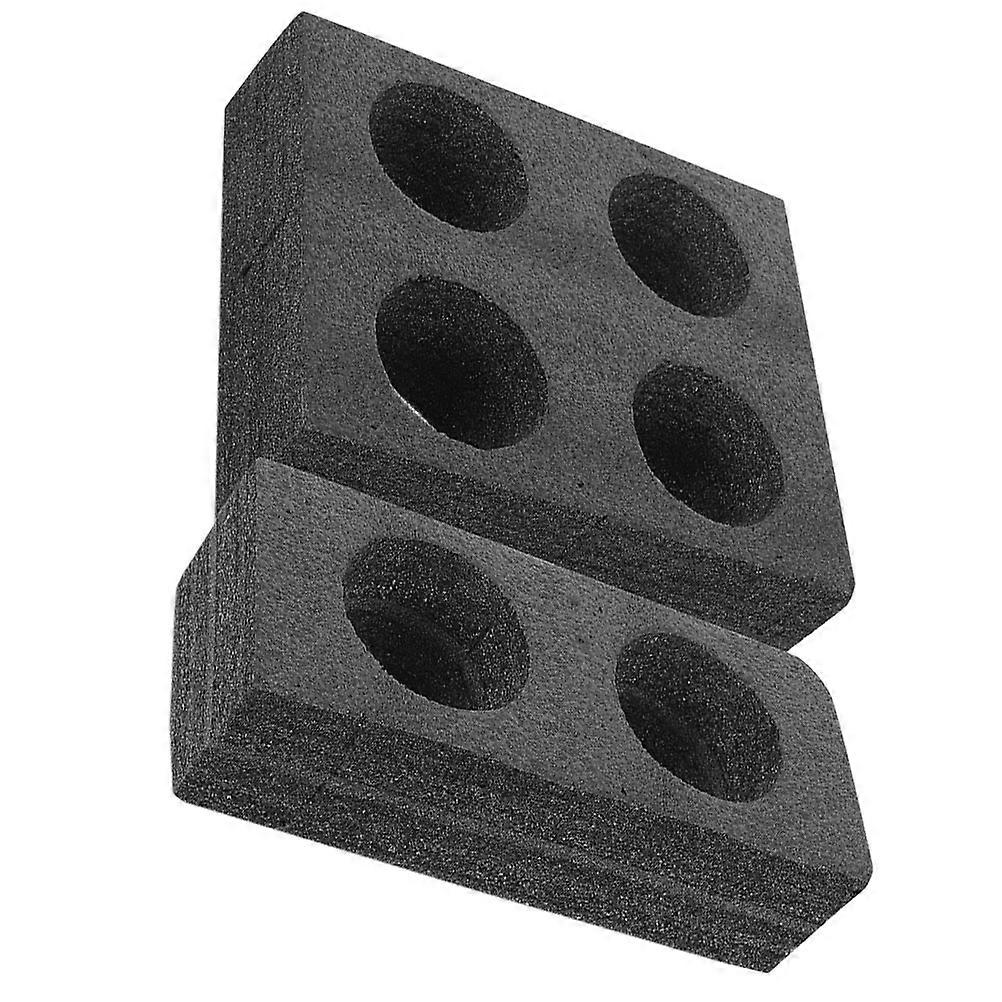 Takeout Cup Tray for Use 8Pcs Black Foam Drink Carrier Tray