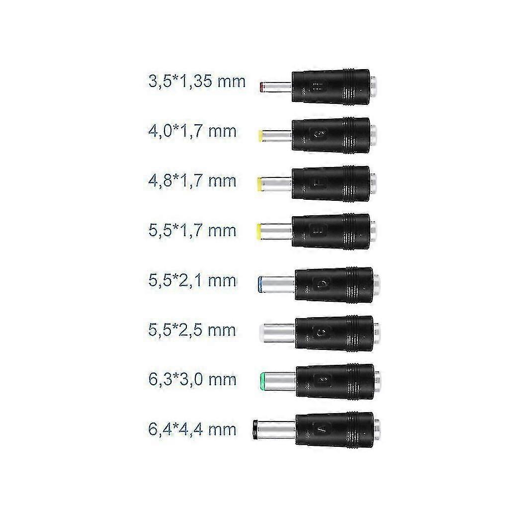 8in1 5V USB to DC 5.5x2.1mm Plug Charging Cord for Fan, Speaker, Router, LED Lamp