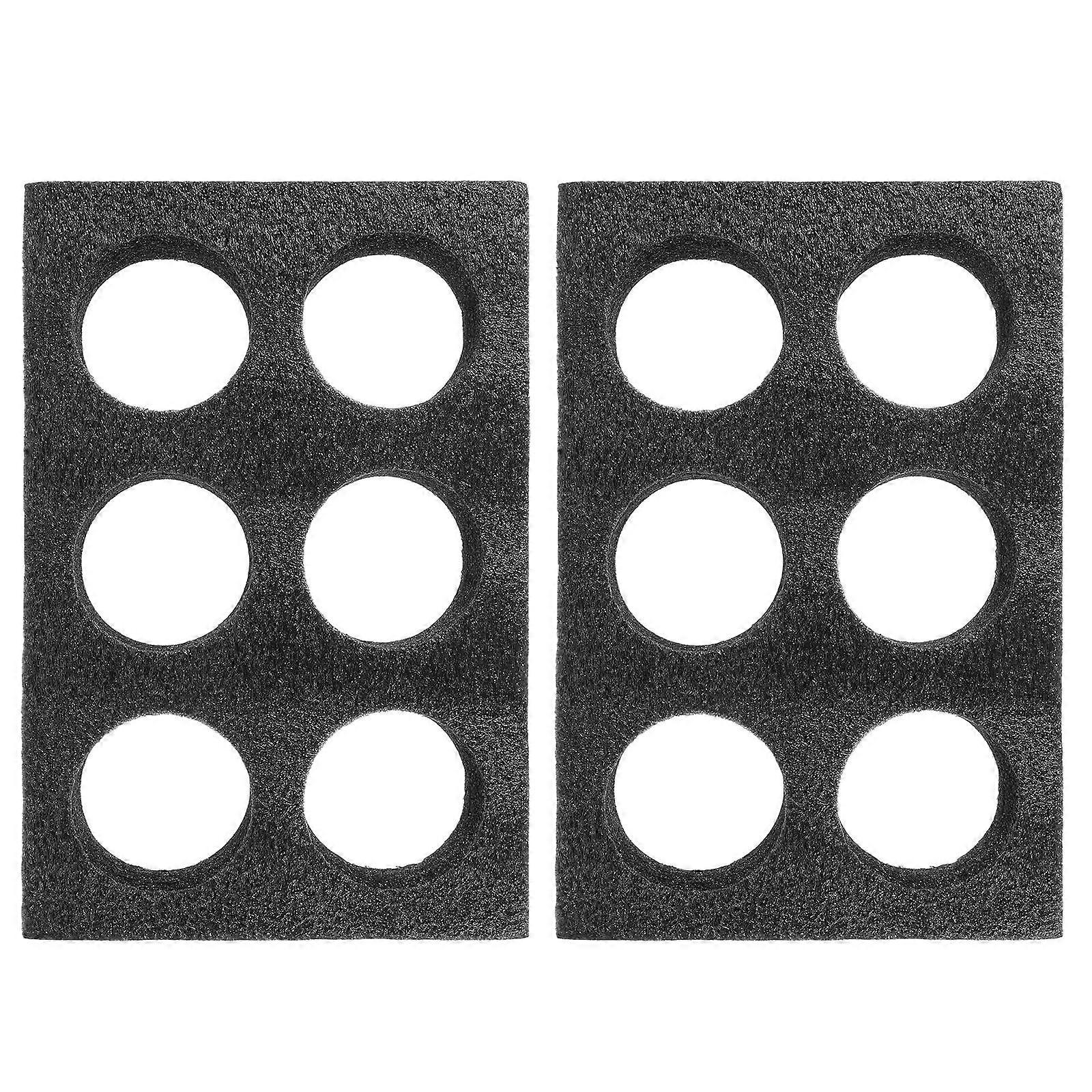 Porte-gobelets à café pour usage extérieur, lot de 10, support en mousse noir