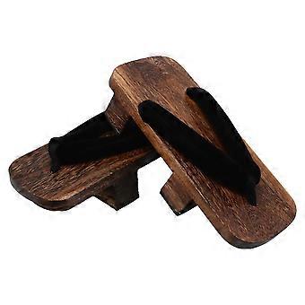 Japanische Holzclogs für kulturelle Veranstaltungen 2 Stück traditionelle Hausschuhe