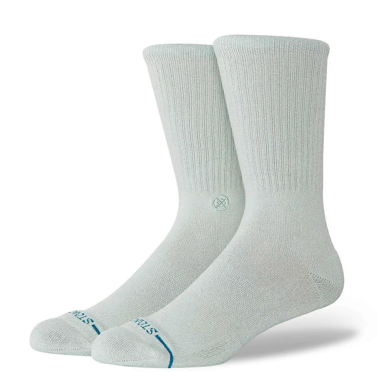 Icon Pale Blue Mens Crew Socks Stance