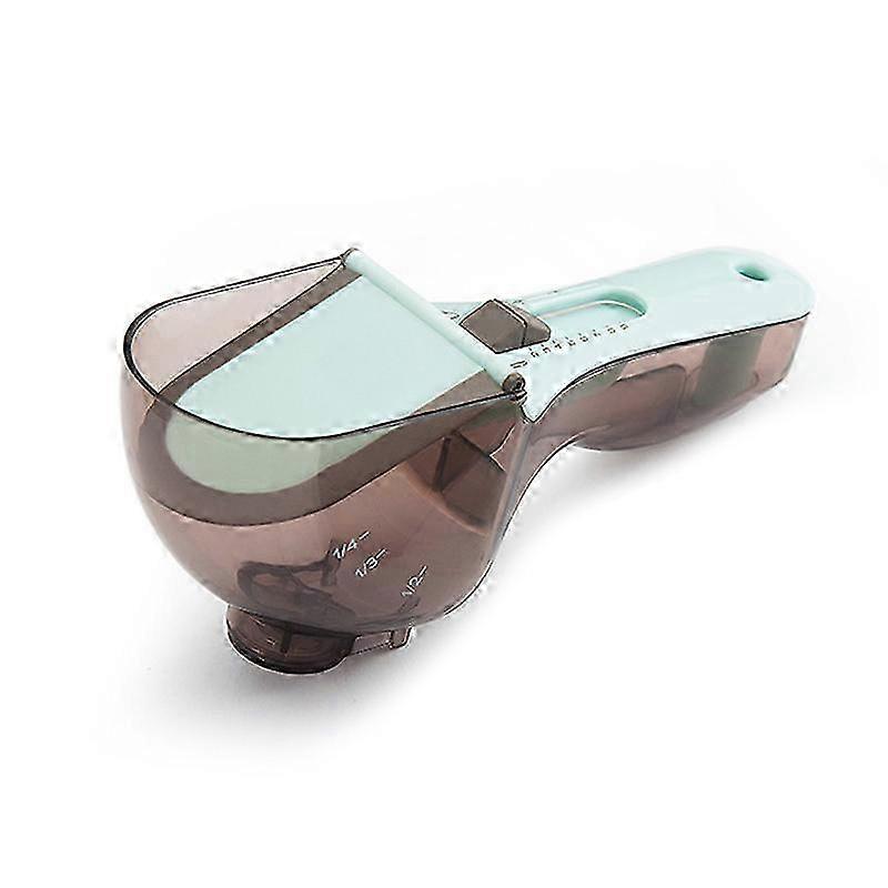 Measuring Spoon Set, Heat Resistant Plastic with Multi Level Adjustment Scale, Kitchen Baking Tools