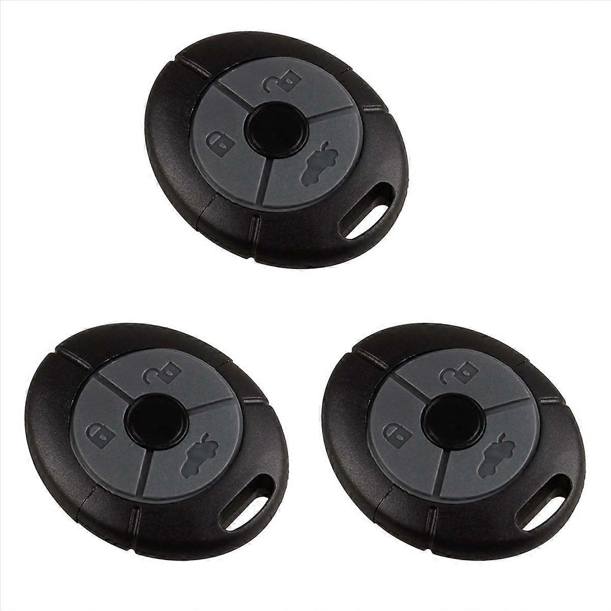 3 Rubber Button Remote Key Case Fob for MG 25 35 ZS ZR 