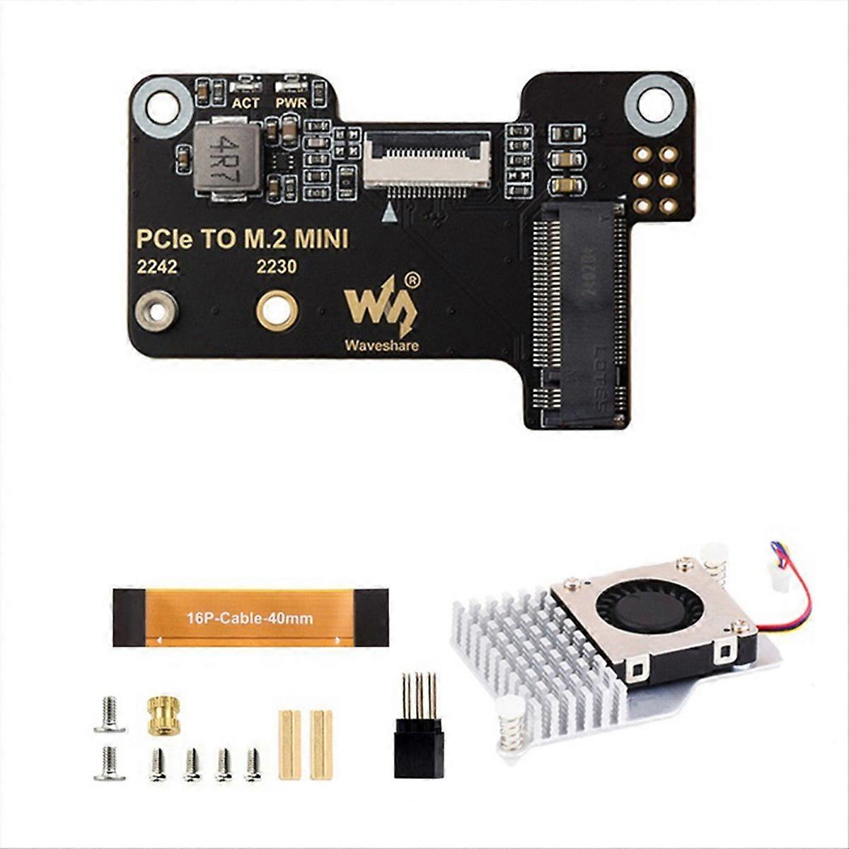  for 5 PCIe to M.2 Mini Adapter Board