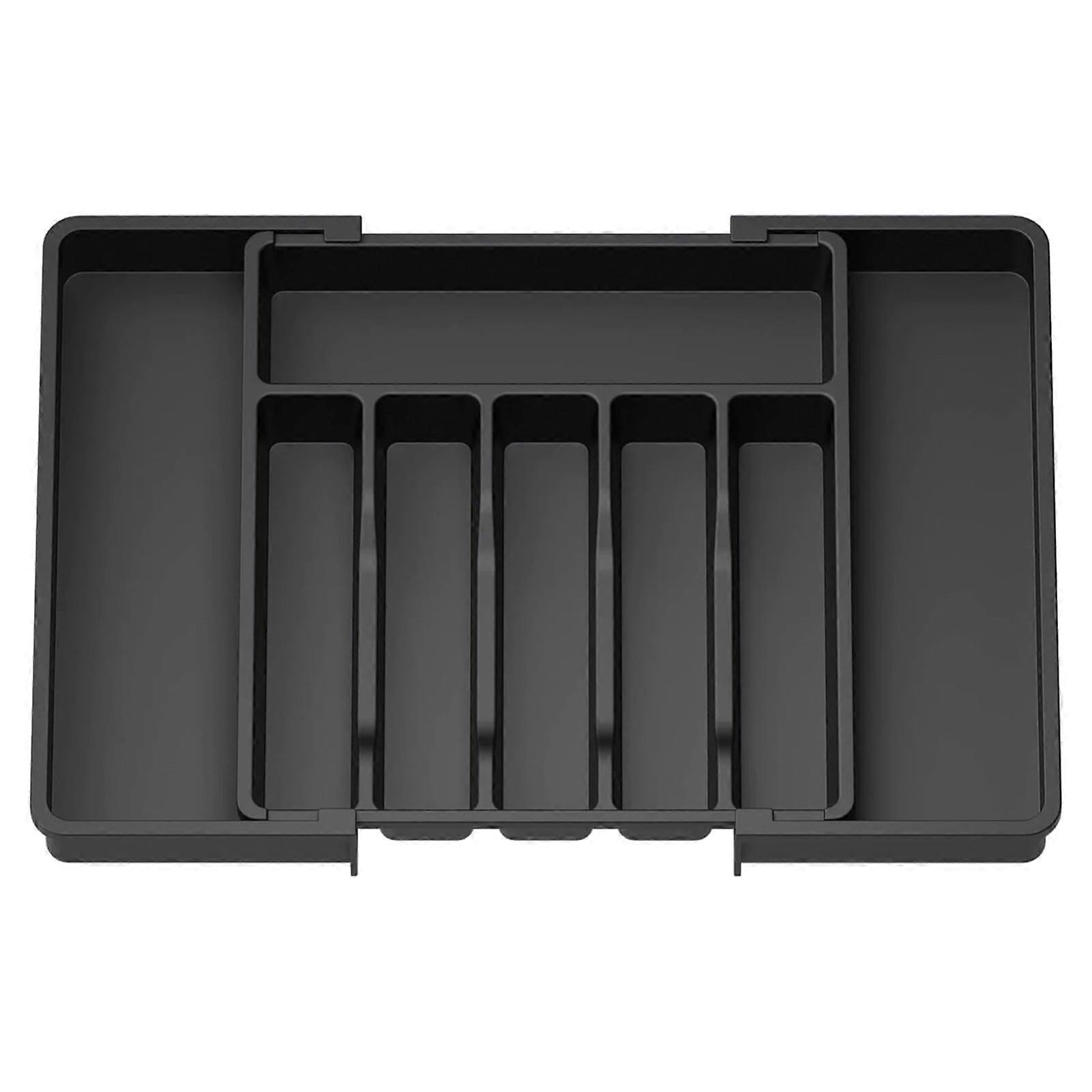 Cutlery Box - Expandable Drawer Organizer, Adjustable Width Compact Design, Easy Access Compartment, Efficient Tableware Organizer