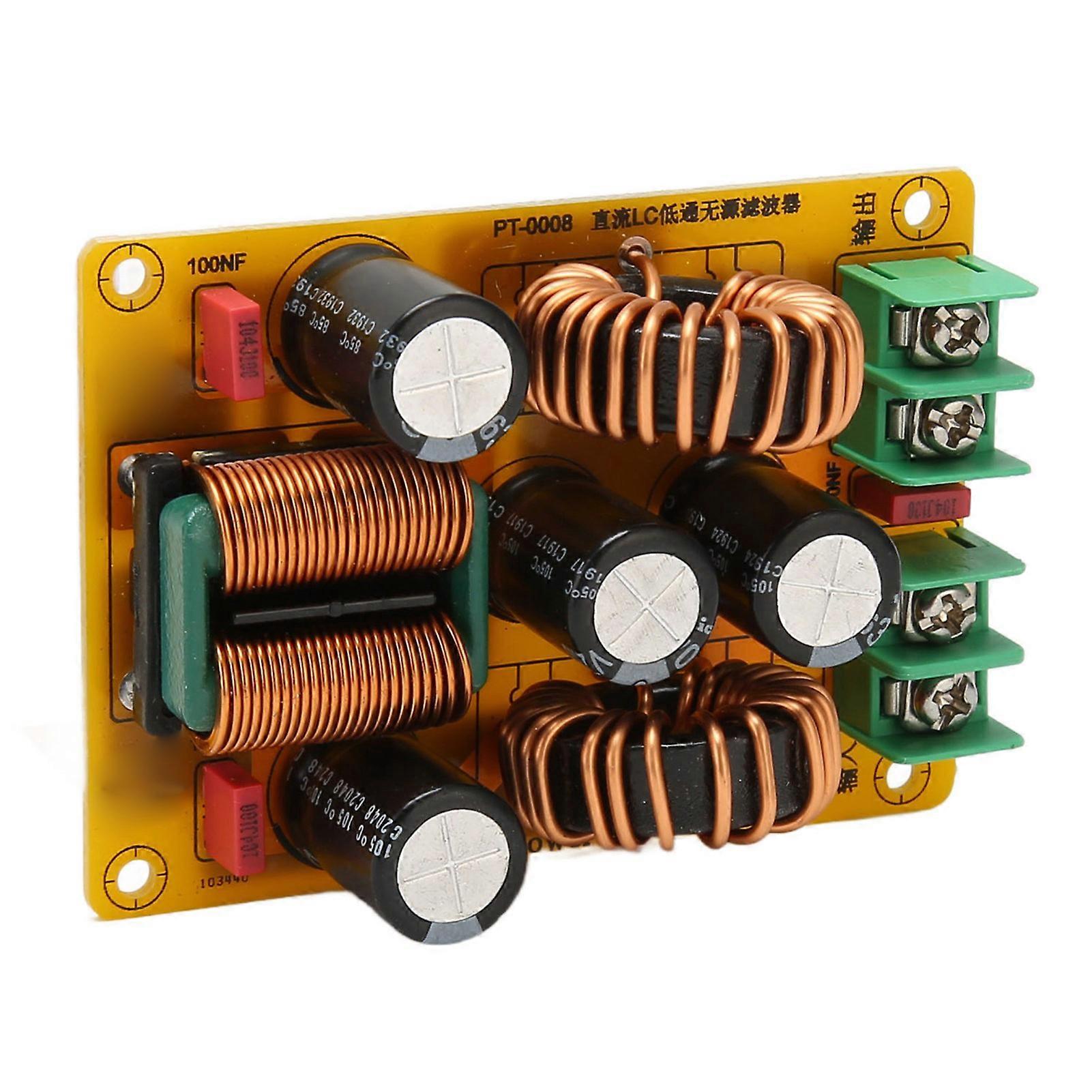 DC LC Filter EMI EMC Automotive Sound High Frequency Filter Power Supply Filtering Finished Board 20A 