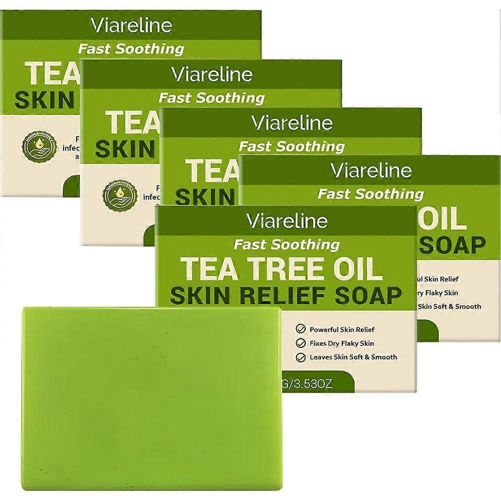 Tea Tree Oil Skin Soap Refreshing Bath Moisturizing Moisturizing Skin Care