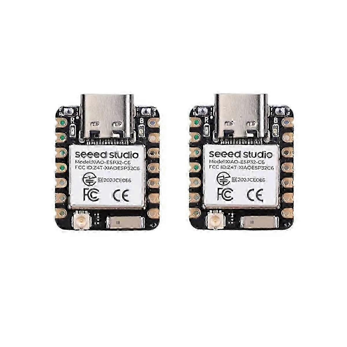 For XIAO ESP32C6-2.4 GHz WiFi 6,Bluetooth 5.3 for Zigbee Thread (802.15.4),ESP Rain Maker, IoT, 2Pc