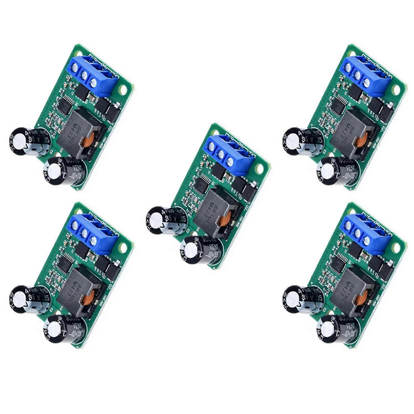 5PCS Step Down Power Supply Module 24V 12V to 5V 5A 5A Output High Efficiency Voltages Regulator Multicolor