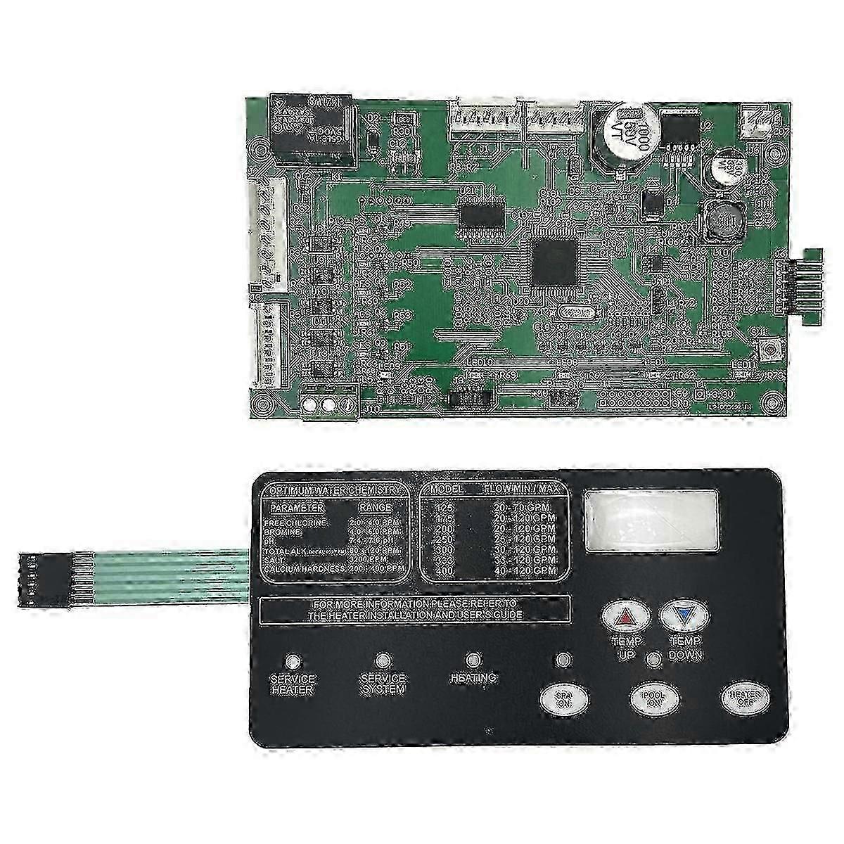 42002-0007S Control Board Kit with 472610Z Switch Pad for Master LP Series Pool/Spa Heater Electric